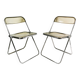 Pair of Plia chairs, Anonima Castelli, designed by Giancarlo Piretti, Italy