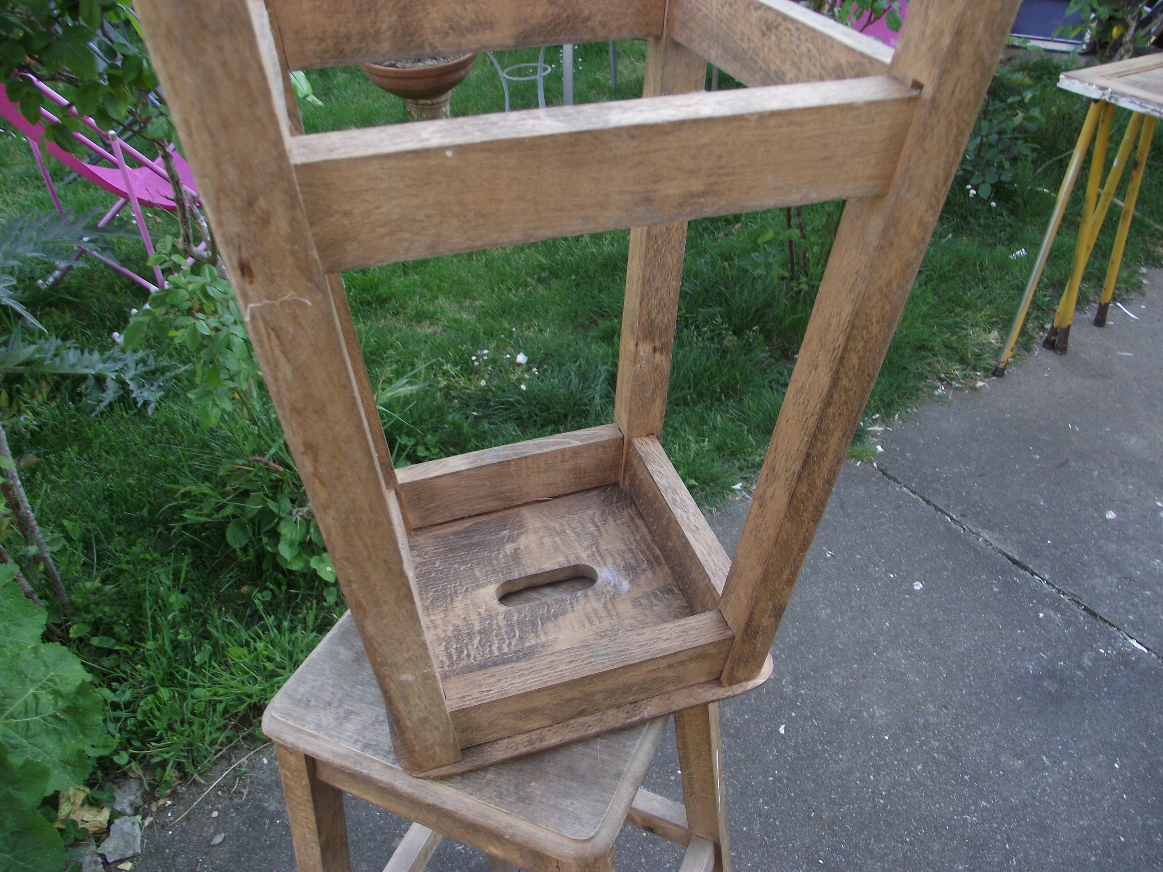 Laboratory workshop stool from the 50s/60s