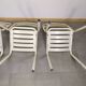 Lot of 4 chairs Tolix T2 by Xavier Pauchard 1950