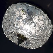 vintage limburg bubble glass ceiling LAMP model A 637 flush mount 1970s