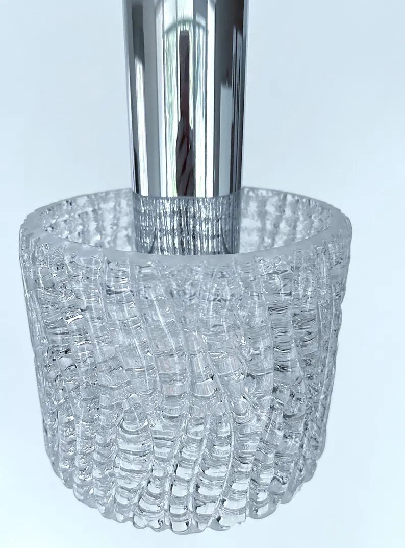 Vintage Kalmar Murano Glass Pendant Light