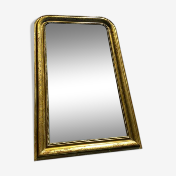 Miroir Louis Philippe doré 80x130cm