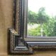 Former black mirror of Napoleon III period and style