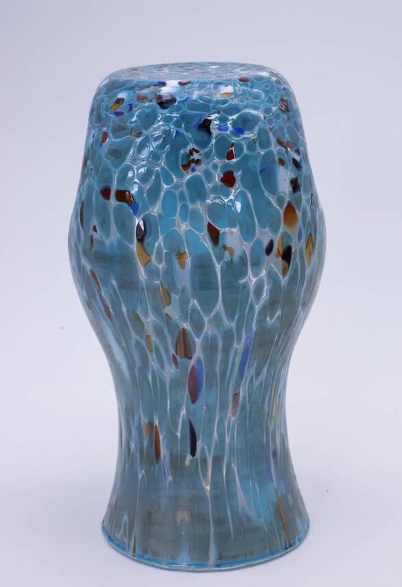 Handmade "Light Blue" Murano Glass Vase