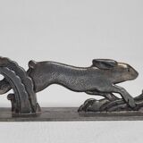 Ensemble de cinq Porte-Couteaux Animaux Sauvages Art Déco, d'après Joseph Buisson