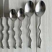 Antique cutlery with twisted handles
