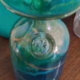 Vase bleu Michael Harris pour Mdina