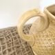 Mustard yellow ceralic pitcher