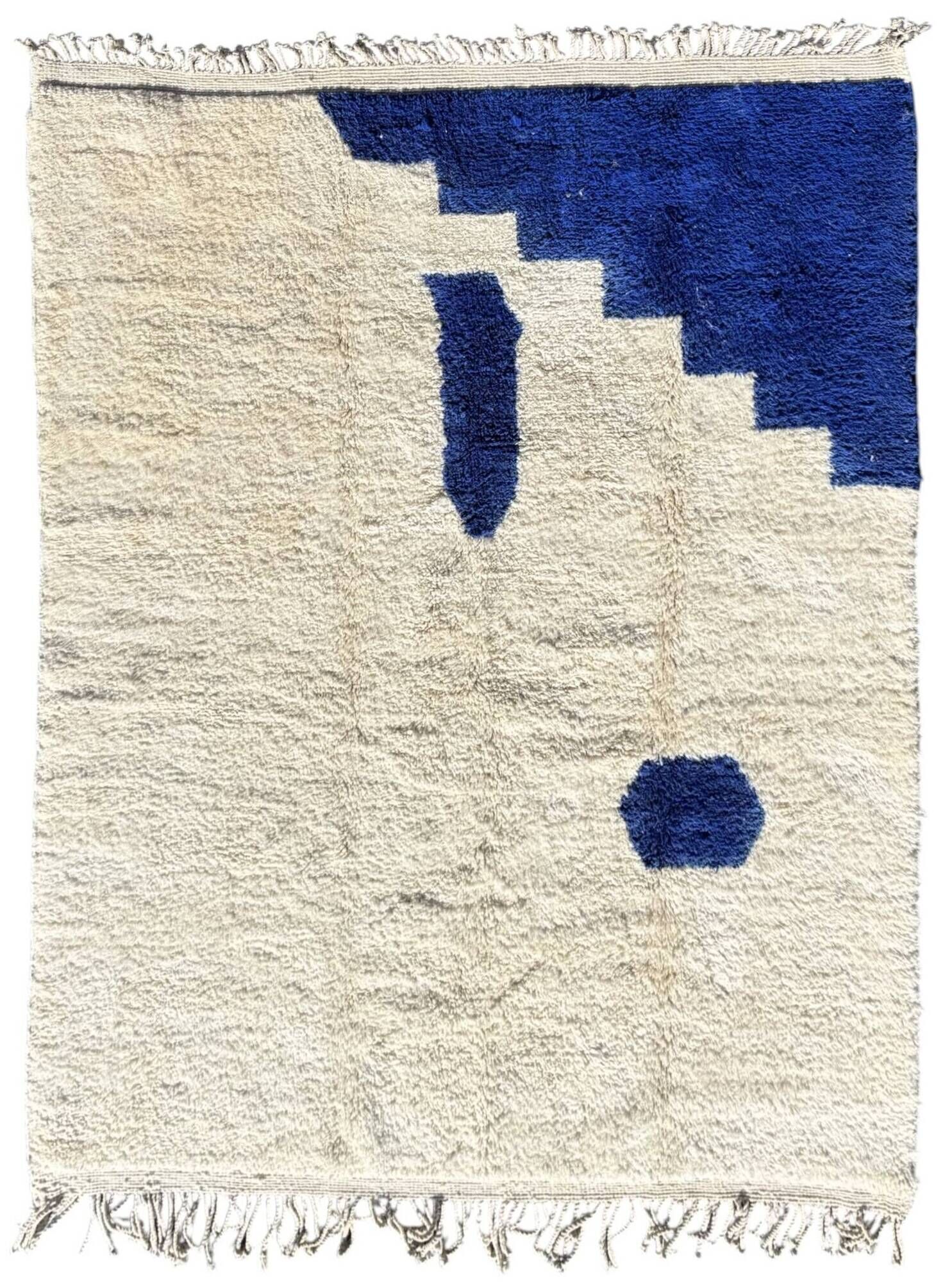 My Moroccan shaggy Berber rug customised.