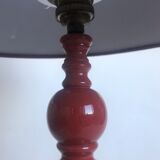 Toured wooden lamp