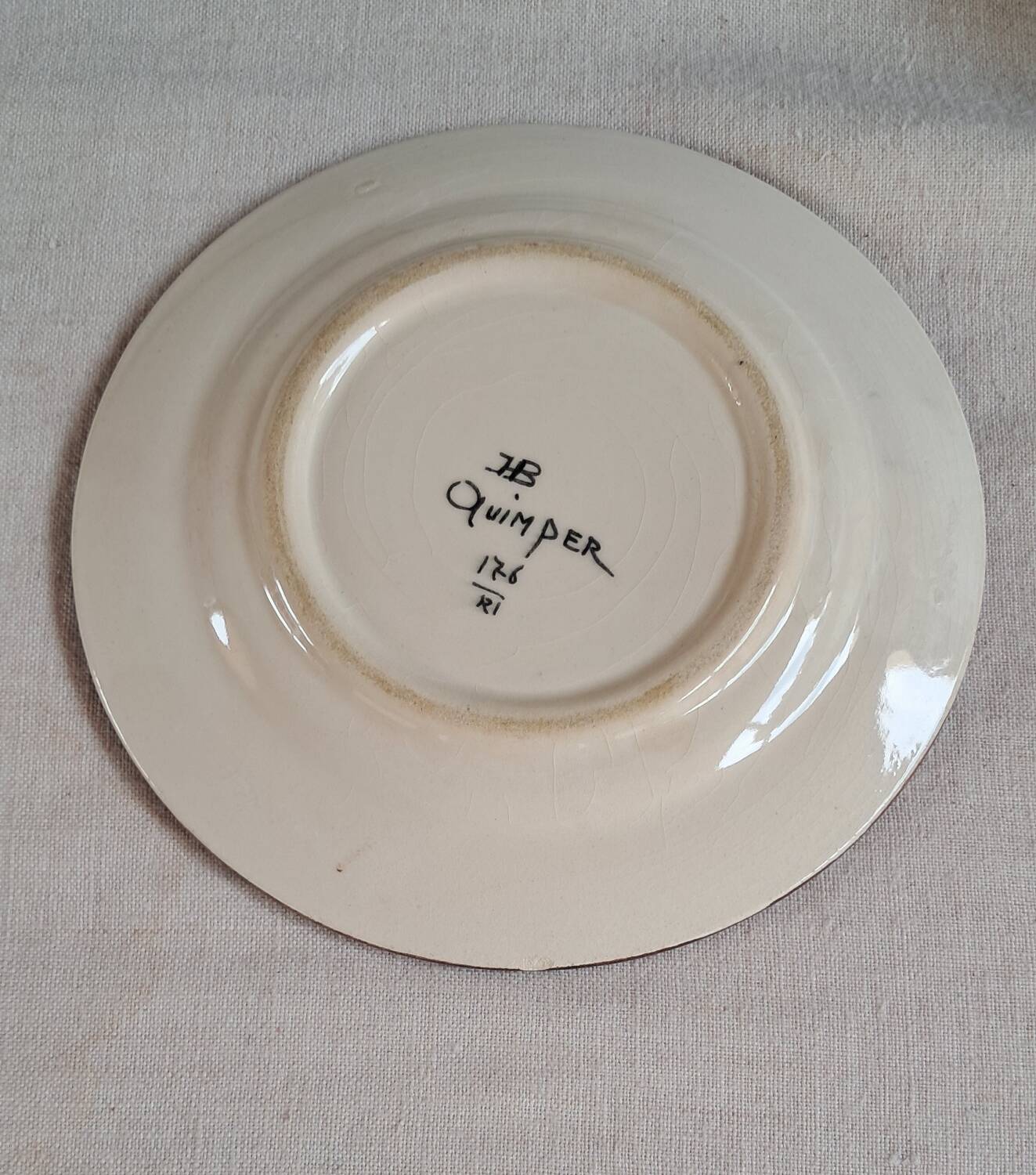 JP Quimper dessert plates