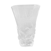 Vase verre pressé 1950