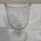 Verre bullé à pied