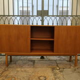60s teak sideboard 2 sliding doors