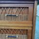 Vintage 4-drawer bamboo rattan chest of drawers