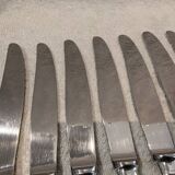 12 silver-plated table knives by Christofle, Albi pattern