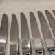 12 silver-plated table knives by Christofle, Albi pattern