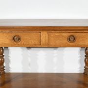 Sideboard at waist height, oak console, Louis Philippe style, 2nd part of the 19th century.