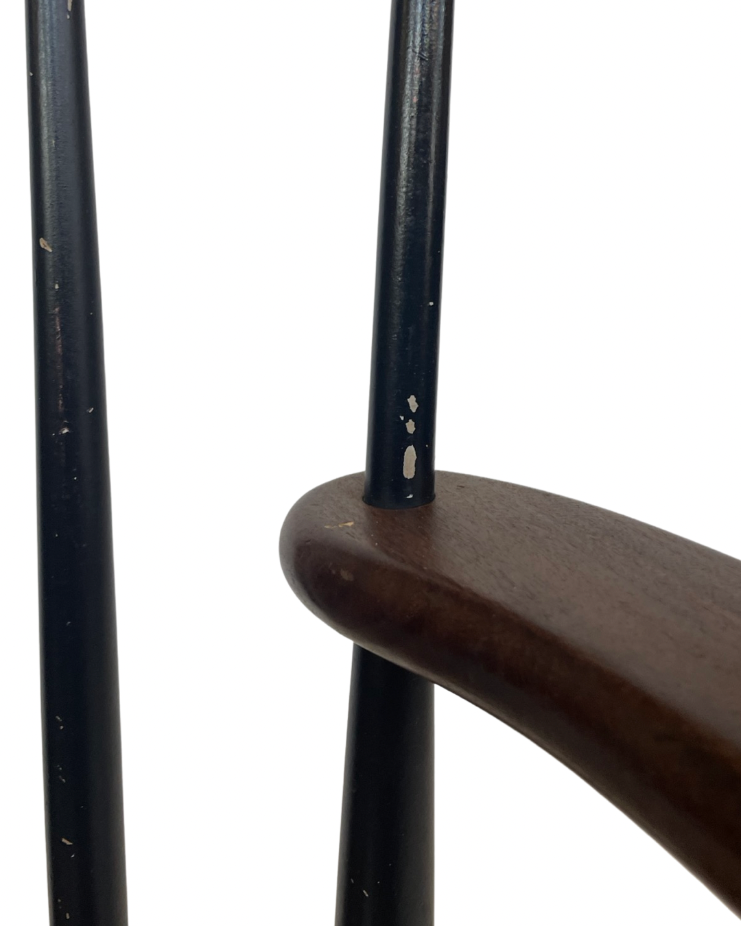 Chaise de bar vintage avec accoudoirs Billund Traevarefabrik Denmark Design