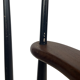 Chaise de bar vintage avec accoudoirs Billund Traevarefabrik Denmark Design