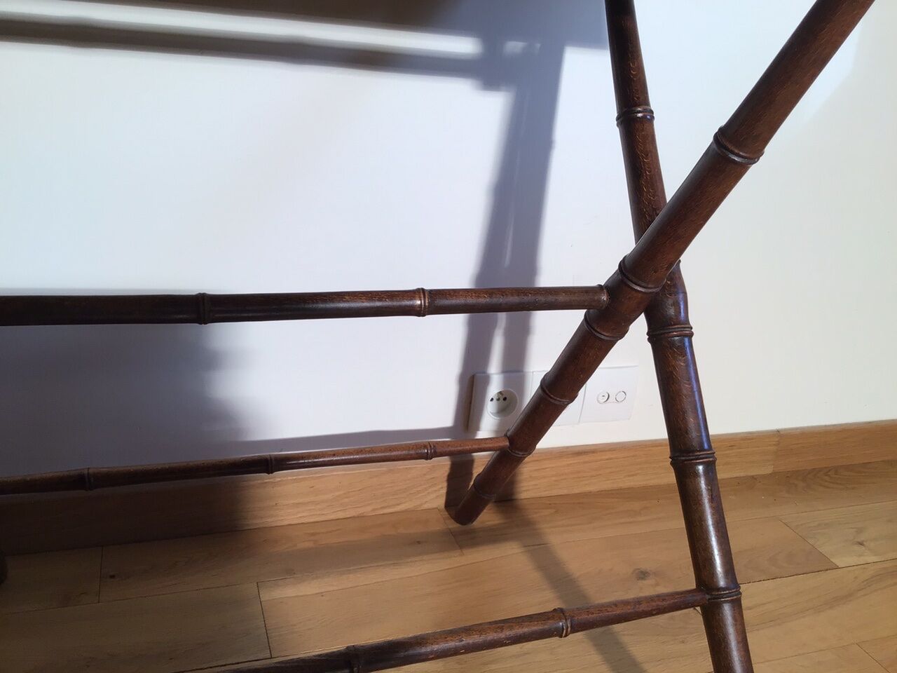 Table folding bamboo feet 1930/1950