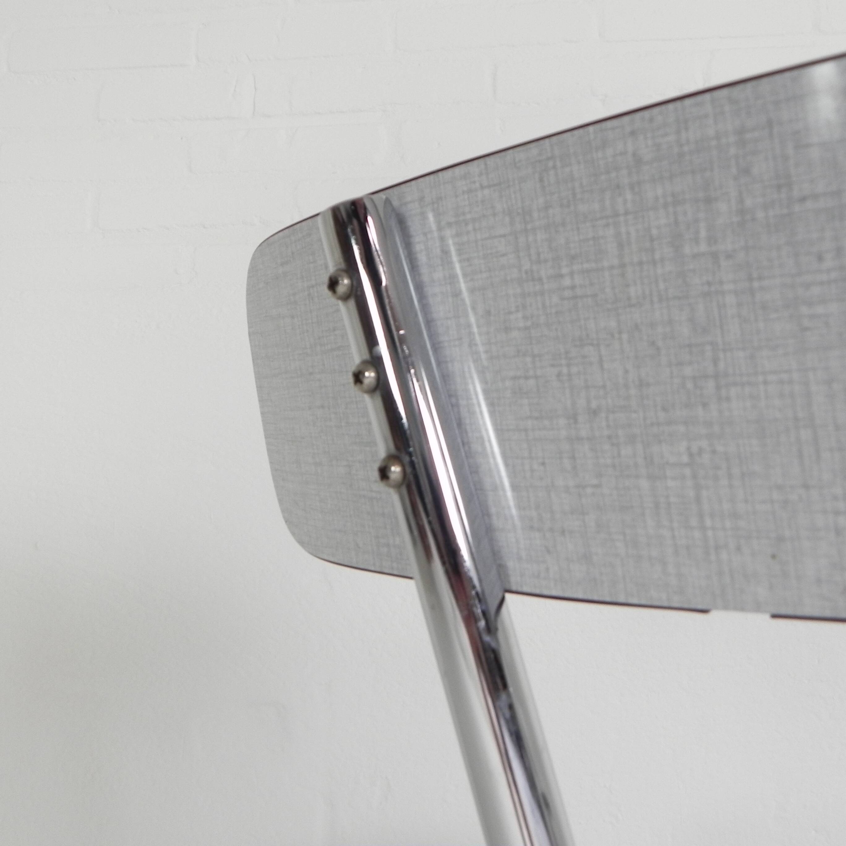 Set of 4 Formica dining chairs, 1960s