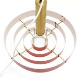 Red Scandinavian lamp, Denmark 1960s