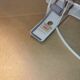 Vintage white clip-on spotlight lamp Lita