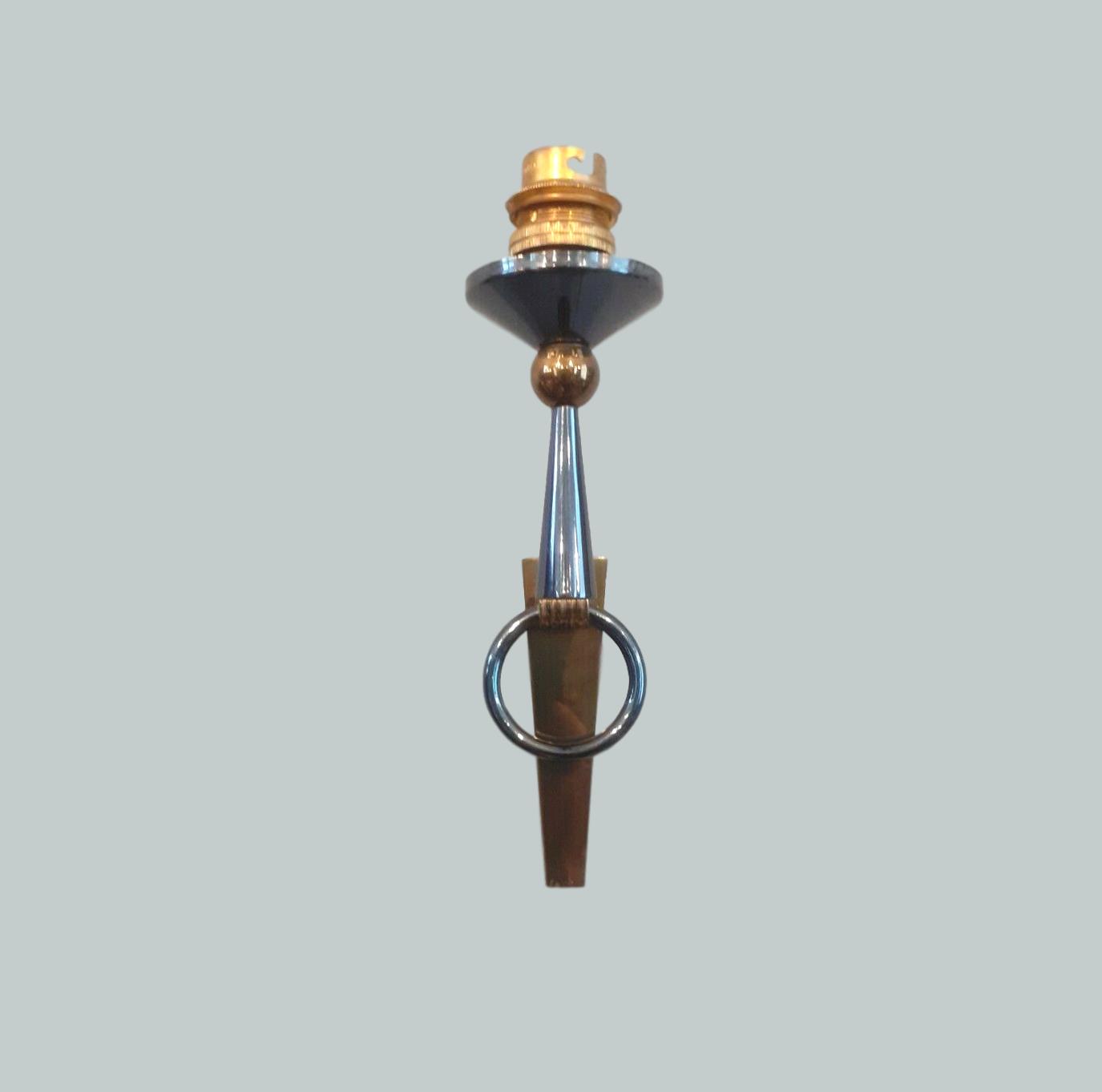 Pair of Lunel wall lights 1950