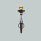 Pair of Lunel wall lights 1950