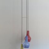 Italian Glass Pendant Lamp by Flavio Poli for Seguso Vetri Darte, 1950s