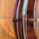 Postmodern glass mushroom table lamp, Italy