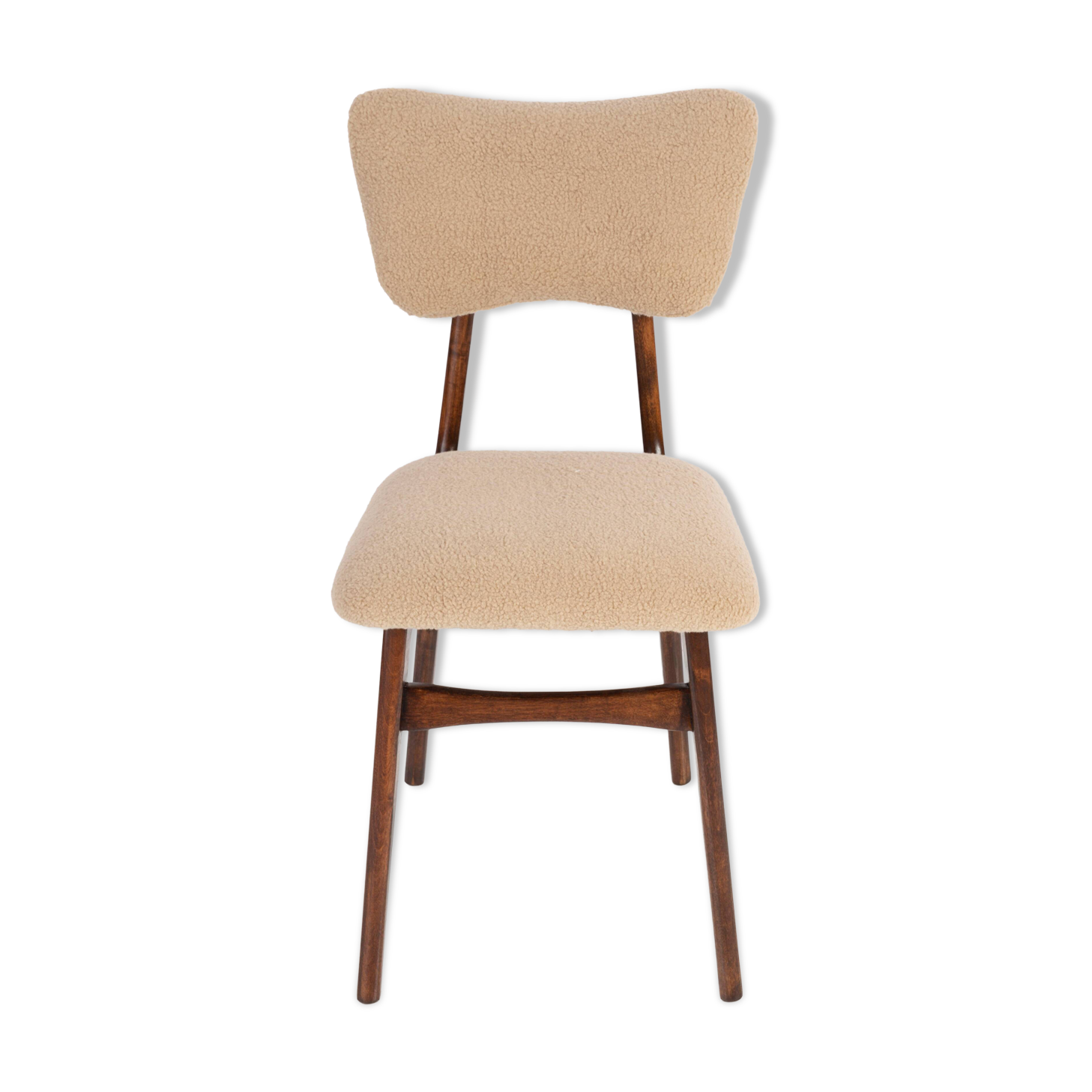 Camel Chair Soft Boucle from the 20th century, 1960s