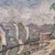 Mid 20th Century Landscape Oil Painting of Crater Lake