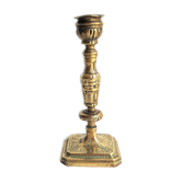Bougeoir ancien doré