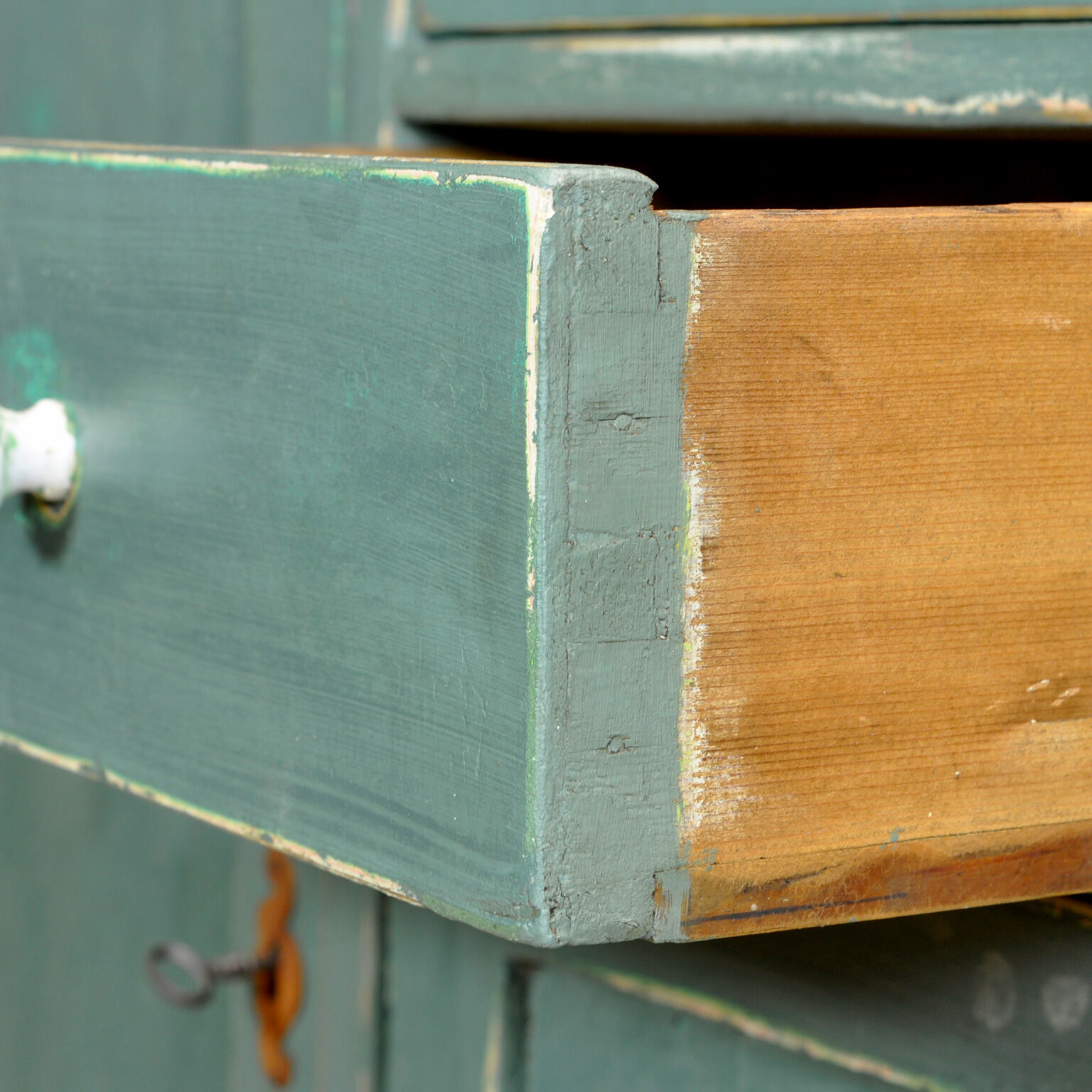 Antique Solid Pine Dresser 1920s