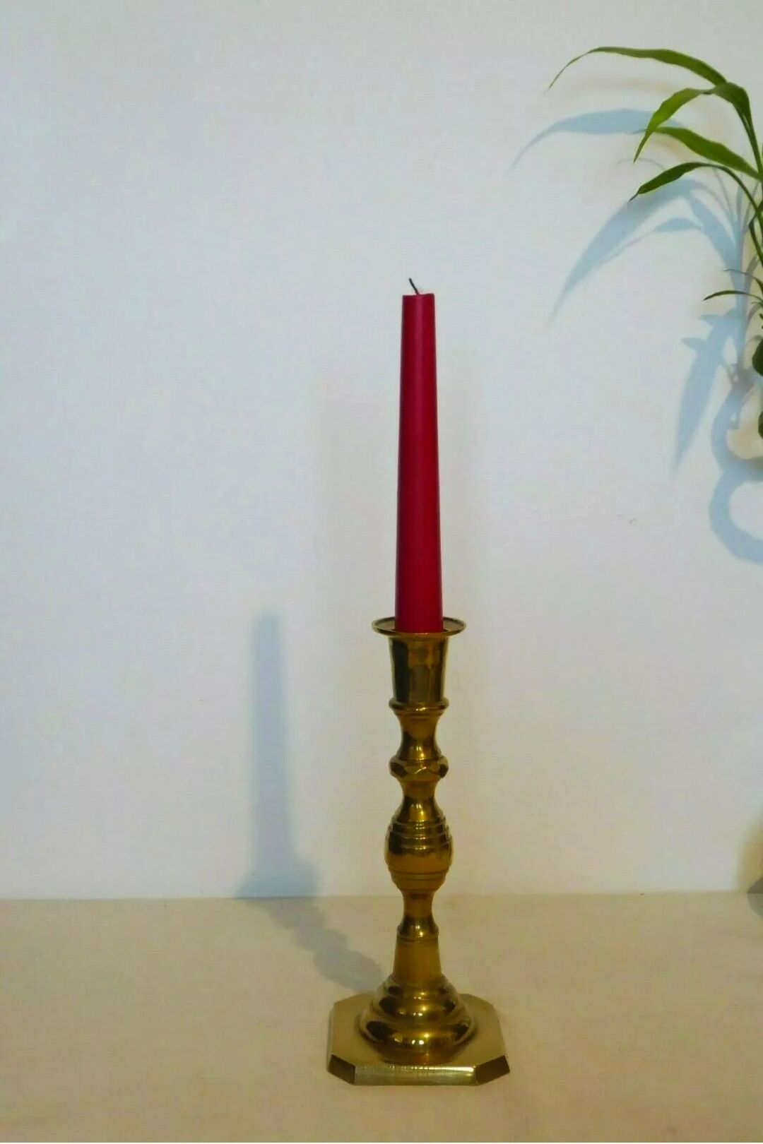 Brass candlestick