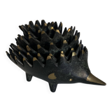 Vintage 1950 hedgehog ashtrays by Walter Bosse for Hertha Baller