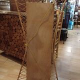 Large and unusual rattan mirror from the 1960s