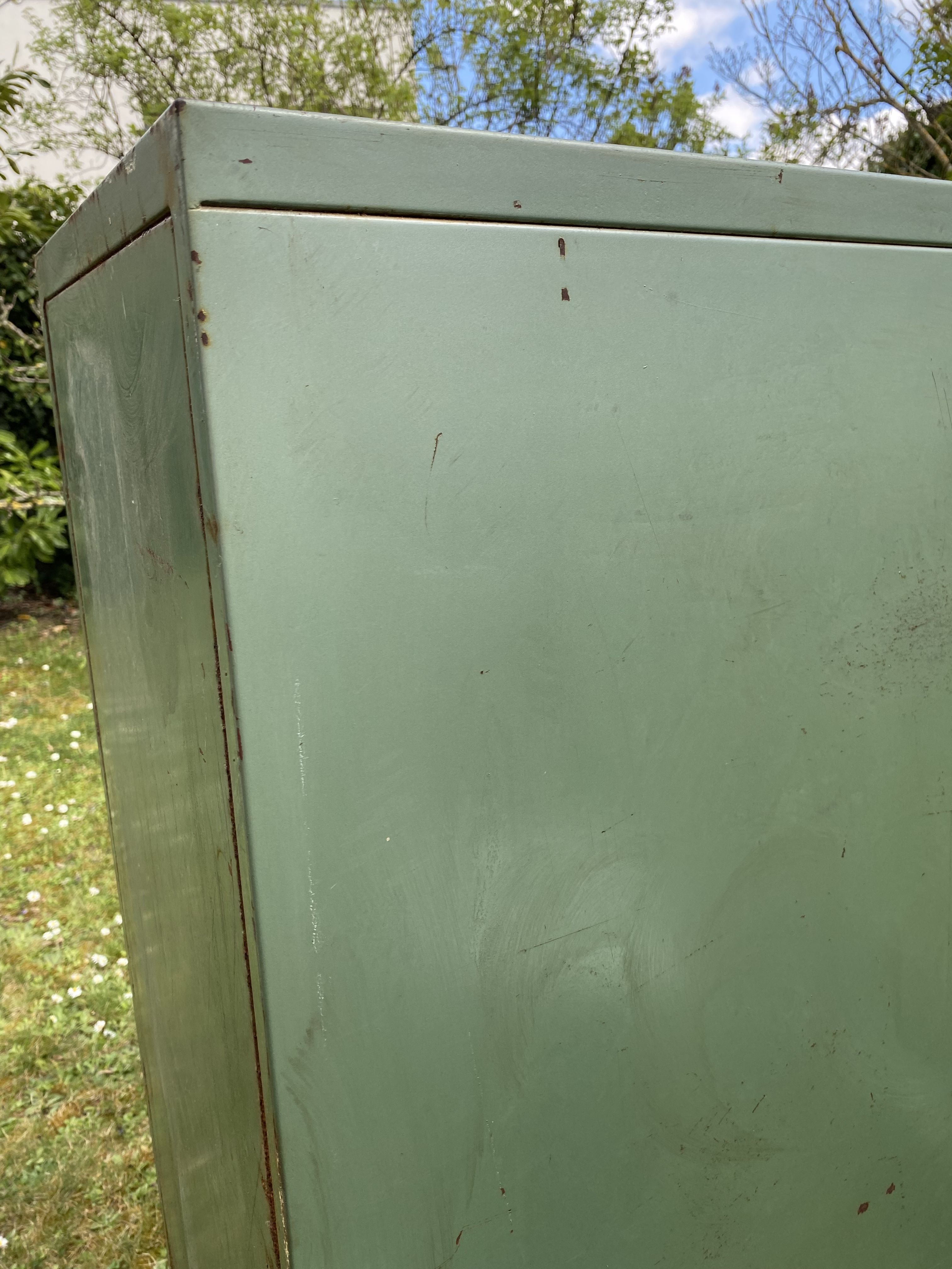 Metal column 4 drawers, 70s