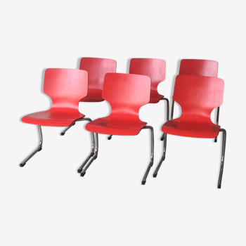 Chaises vintage par Elmar Flötotto pour Pagholz Flötotto