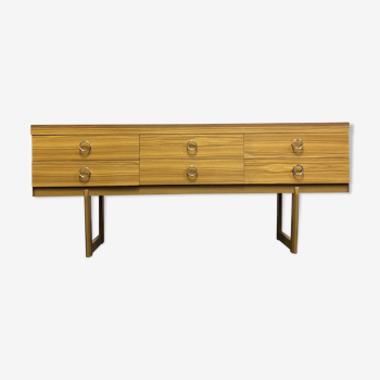 Enfilade scandinave danoise rétro années 70 tiroirs