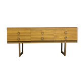 Vtg Mid Century Sideboard Danish Scandinavian Design Retro 70s Drawers