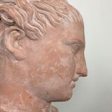 Buste statue rose style grec