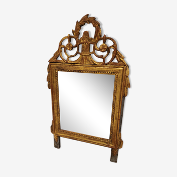 Miroir époque Louis XVI début XIXeme siècle - 77x44cm