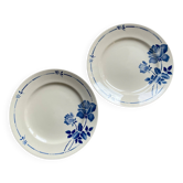 Antique serving dish in Saint-Amand earthenware (Nord)