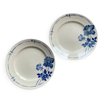 Antique serving dish in Saint-Amand earthenware (Nord)