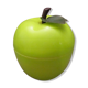 Seau à glace pomme verte vintage années 70