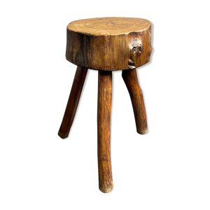 tabouret tripode brutaliste