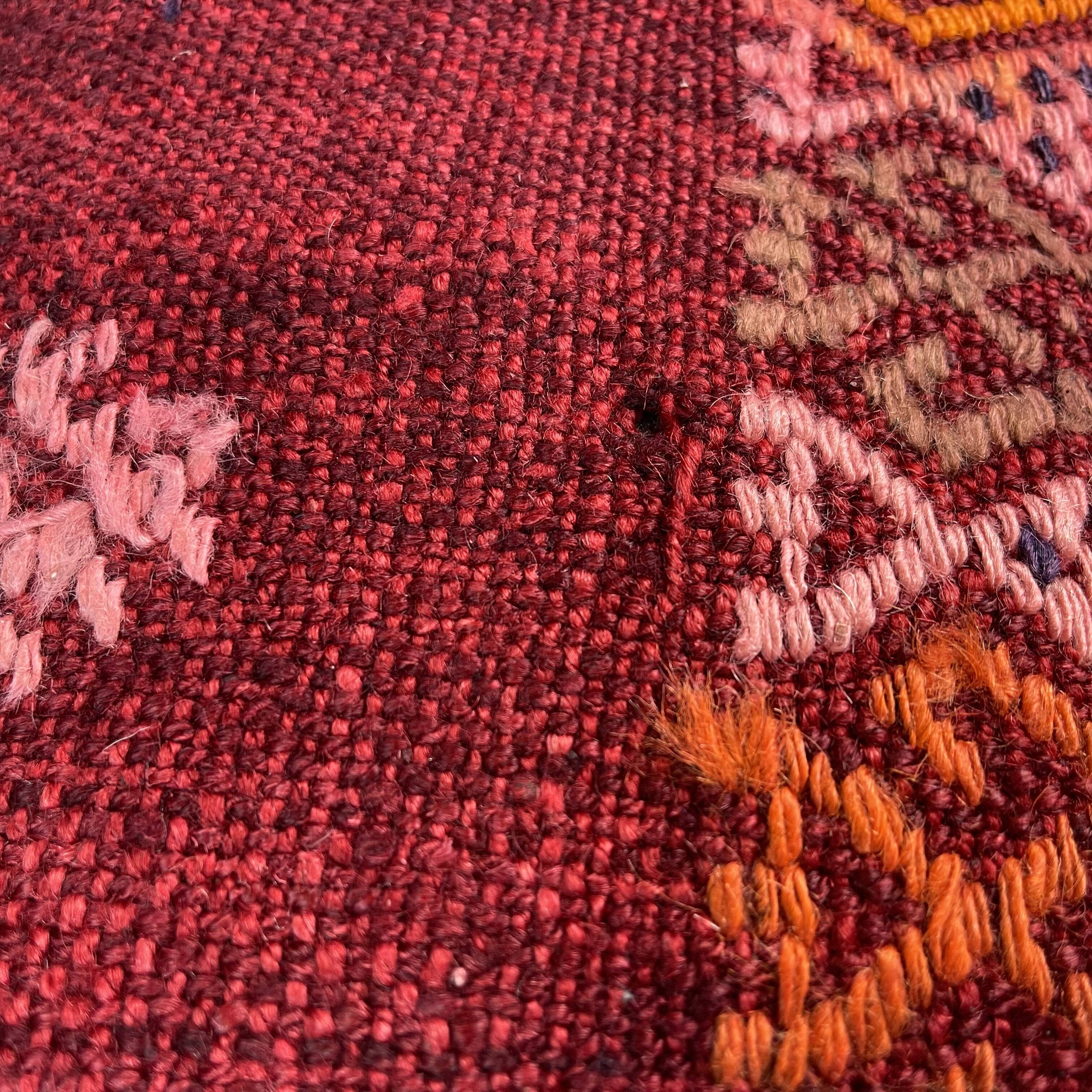 Vintage turkish kilim cushion cover 30x50cm